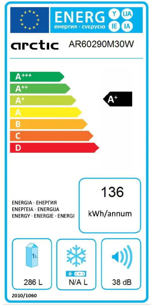 Arctic AR60290M30W clasa