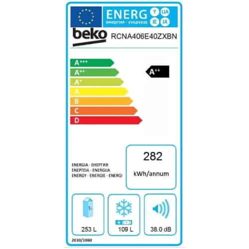 Beko RCNA406E40ZXBN eficienta energetica consum