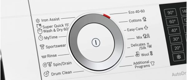 Bosch WDU8H541EU programe spalare