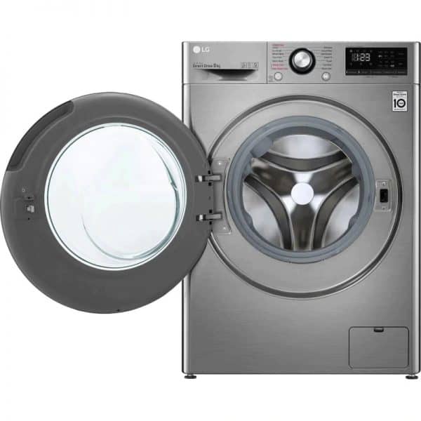 Masina de spalat rufe LG F4WV308S6TE usa deschisa