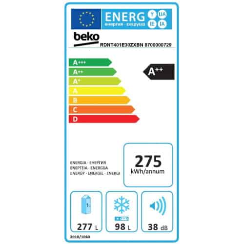 Beko RDNT401E30ZXBN energetica