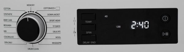 Toshiba TW-BK100S2 programe spalare display