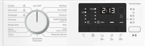 Arctic APL91023XLW0 panou control programe