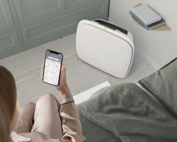 Control aplicatie Electrolux Wellbeing purificator