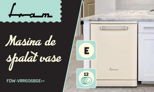 Masina de spalat vase Fram FDW-VRR606BGE++