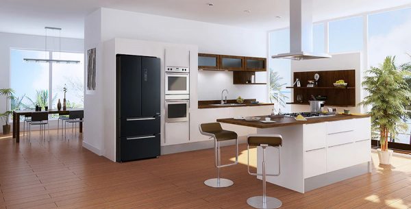 Side by side Toshiba GR-RF692WE-PMJ