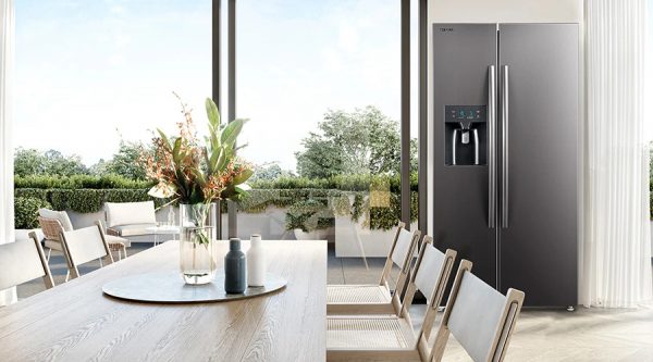 Side by side Toshiba GR-RS660WE-PMJ