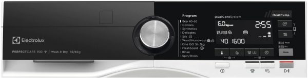 Electrolux EW9W161BC panou control programe spalare