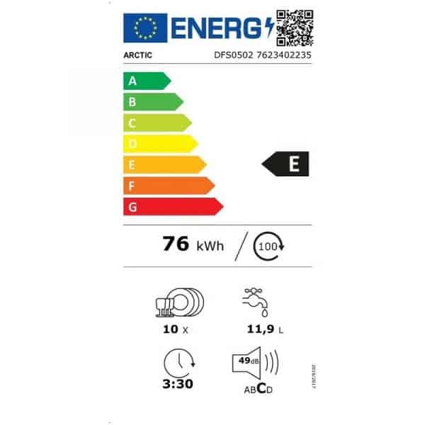 Arctic DFS0502 eficienta