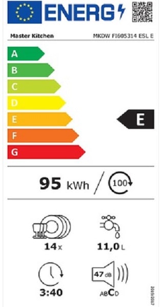 Master Kitchen MKDW FI607314-ESLE eficienta