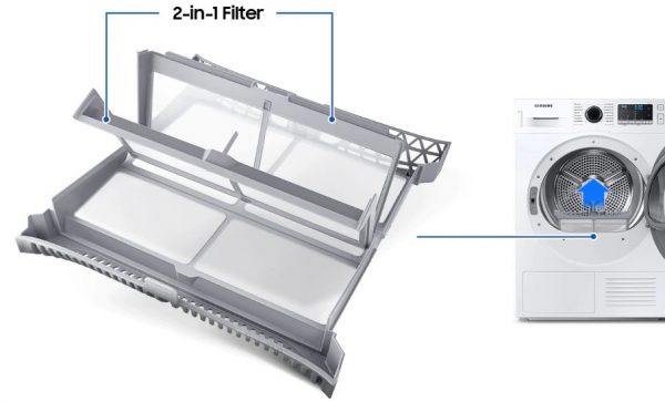 Samsung DV90TA240AELE filtru
