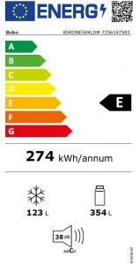 Beko B5RDNE504LDM eficienta